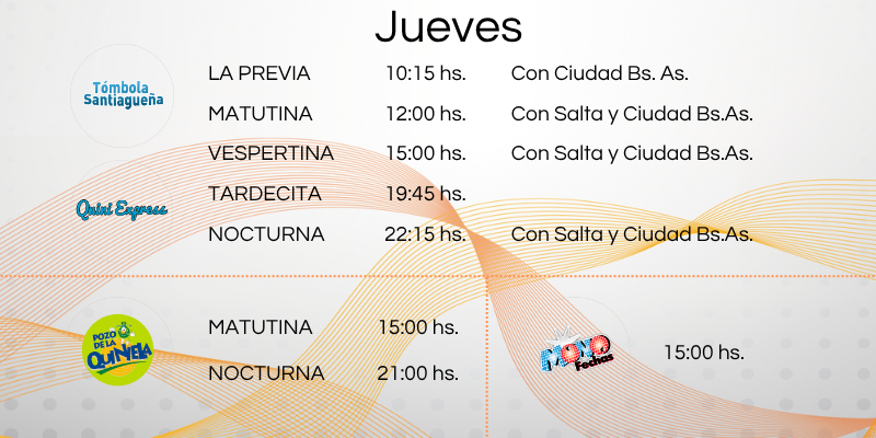 Sorteo Jueves